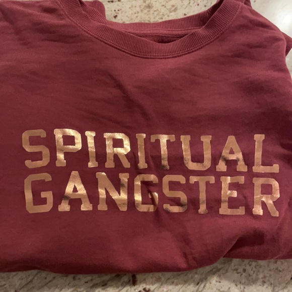 Spiritual Gangster Varsity Mazzy Crop Sweatshirt - Picture 4 of 7